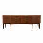 Vintage Sideboard Walnut Wood Brown 1960s 0