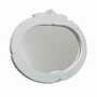 Vintage Mirror Pine White 1960s 0