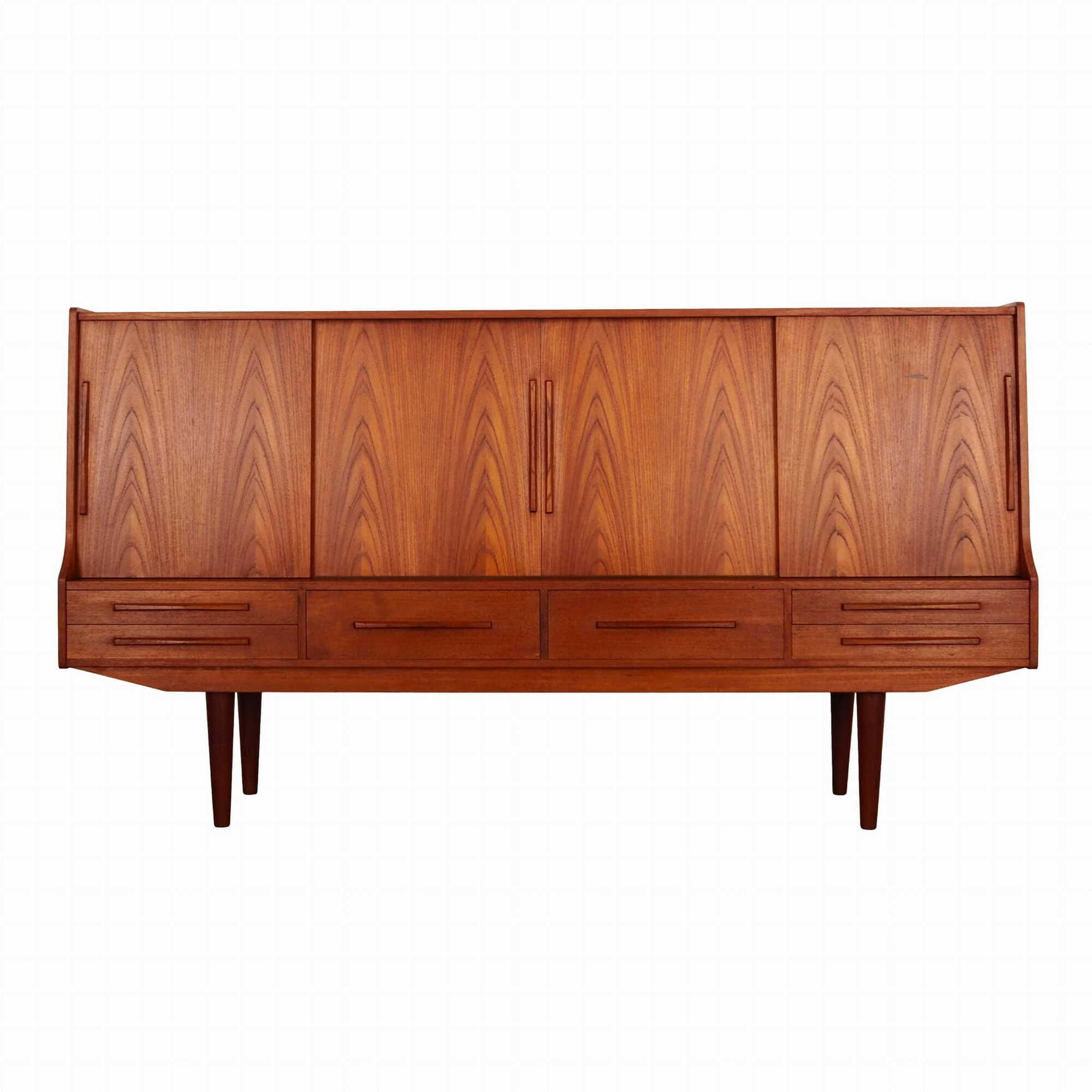 Vintage sideboard teak brown 1960s 0