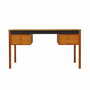 Vintage Desk Ash Wood Brown 1970s 0
