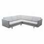 Corner sofa textile grey 1990s 0