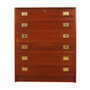 Vintage Chest of Drawers Teak Wood Brown 1960s 0