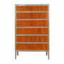 Vintage chest of drawers walnut brown 1960s 0