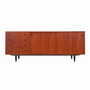 Vintage Sideboard legno di teak marrone anni '70 0