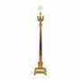 Lampada da terra ottone oro anni '60 0