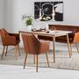 Armlehnstuhl Veganes Leder Cognac 4