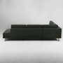 Tyme Sofa Récamiere Links Strukturgewebe Anthrazit 2