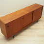 Vintage Sideboard Teak wood Brown 1970s 7