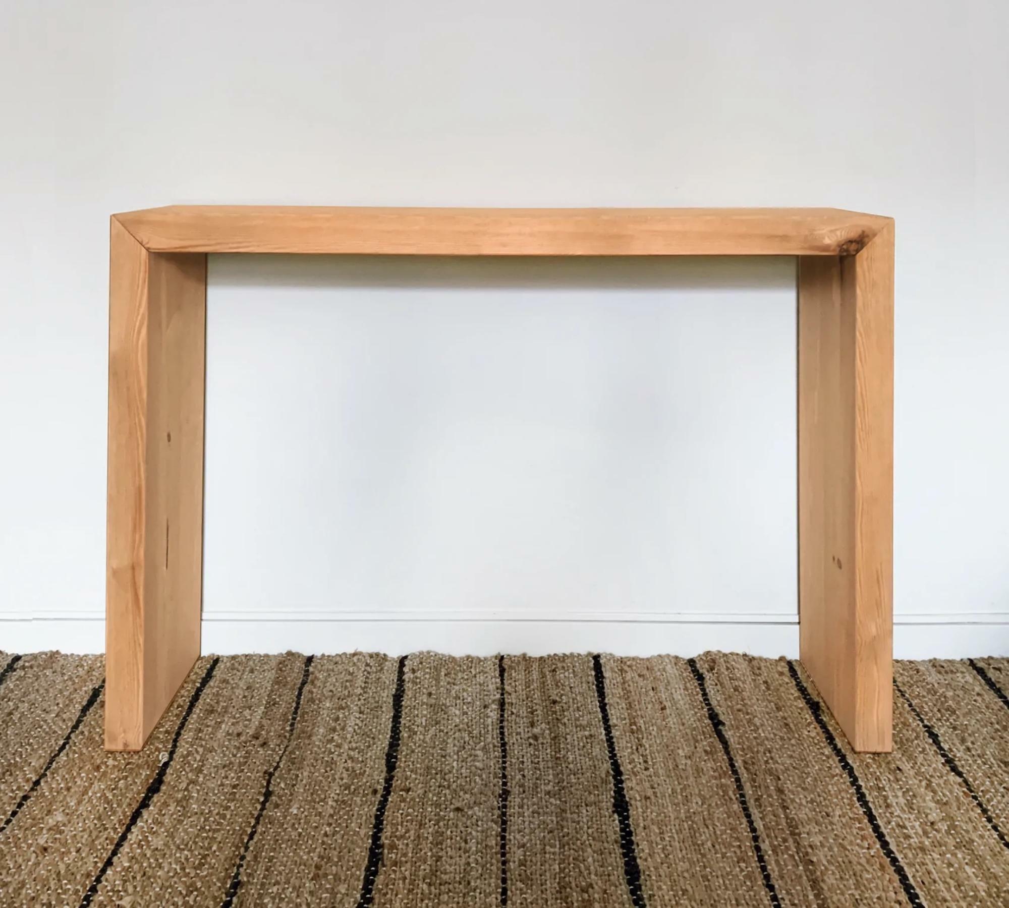 Konsolentisch Kiefernholz Sand 2