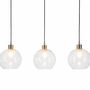 Pendant lamp Elven Glass / Iron 3-bulb 1