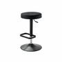 Bar stool Steel Polyester Black 0
