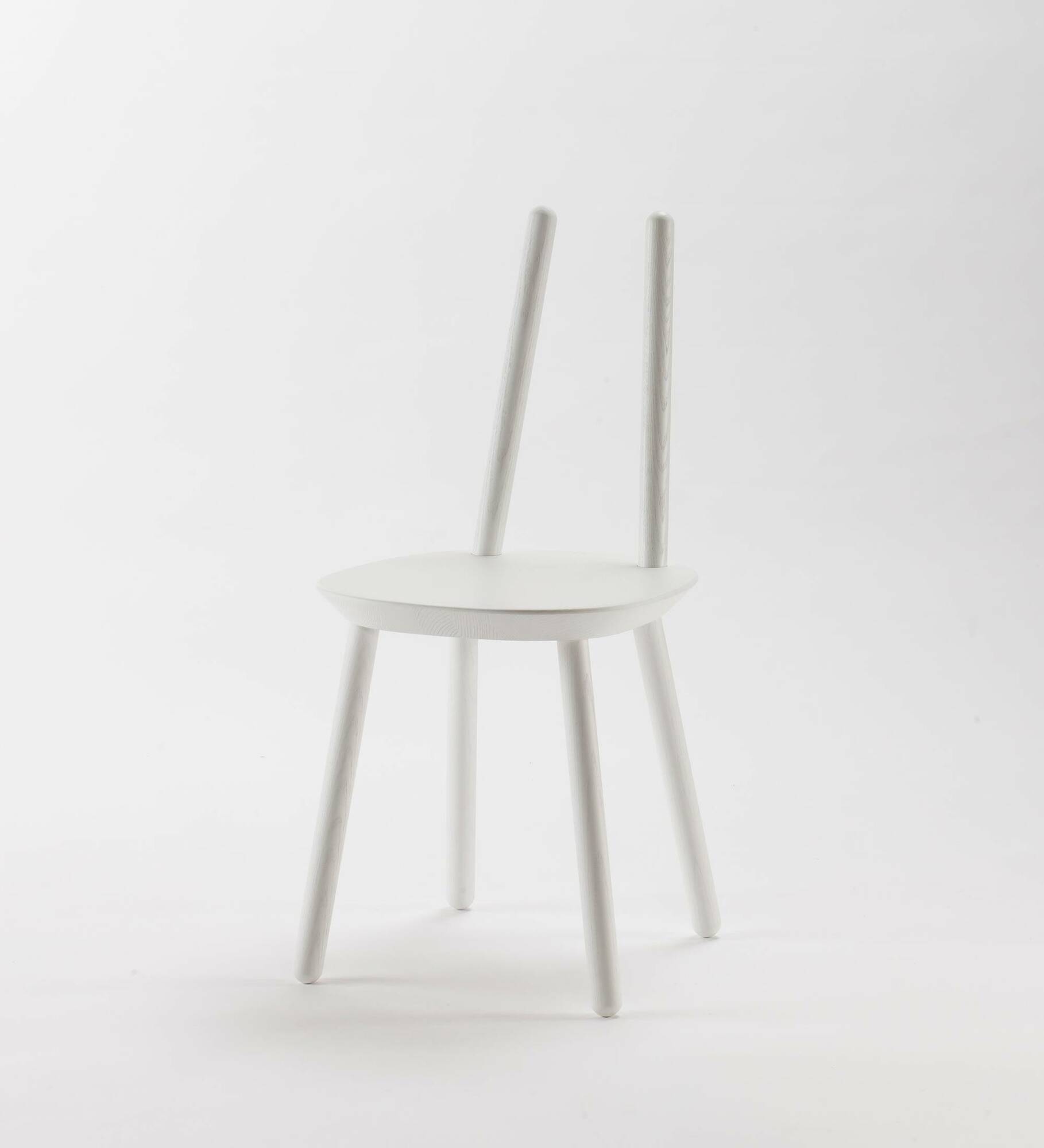 Naive Chair Ash Wood White 6