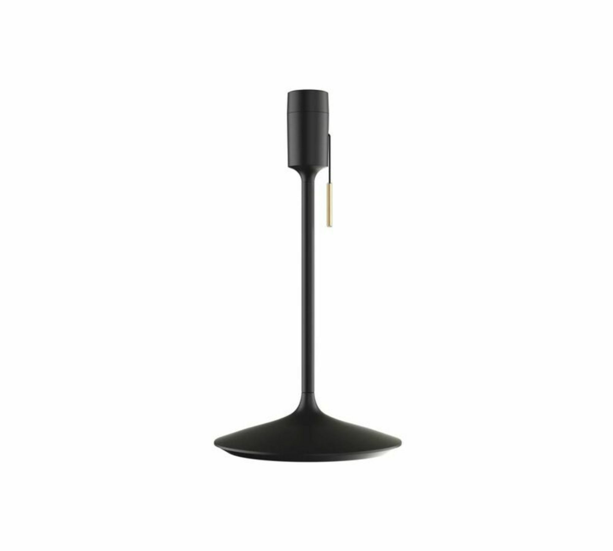 Champagne Table Lamp Base Metal Black 0