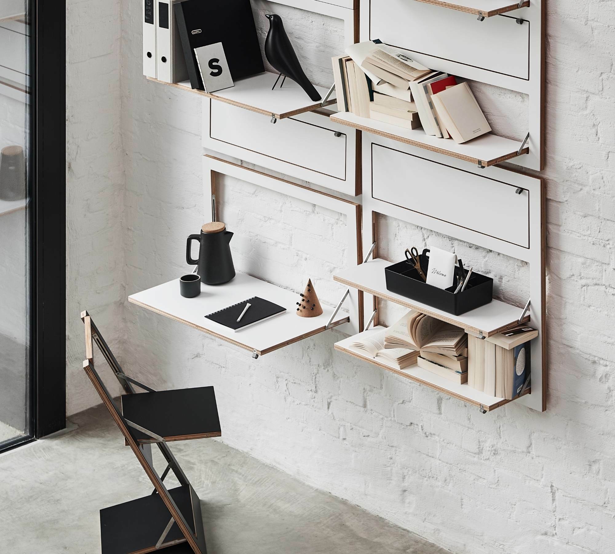 Fläpps Wall shelf 80x27-1 White 7