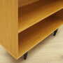 Vintage bookshelf oak brown 1990s 7