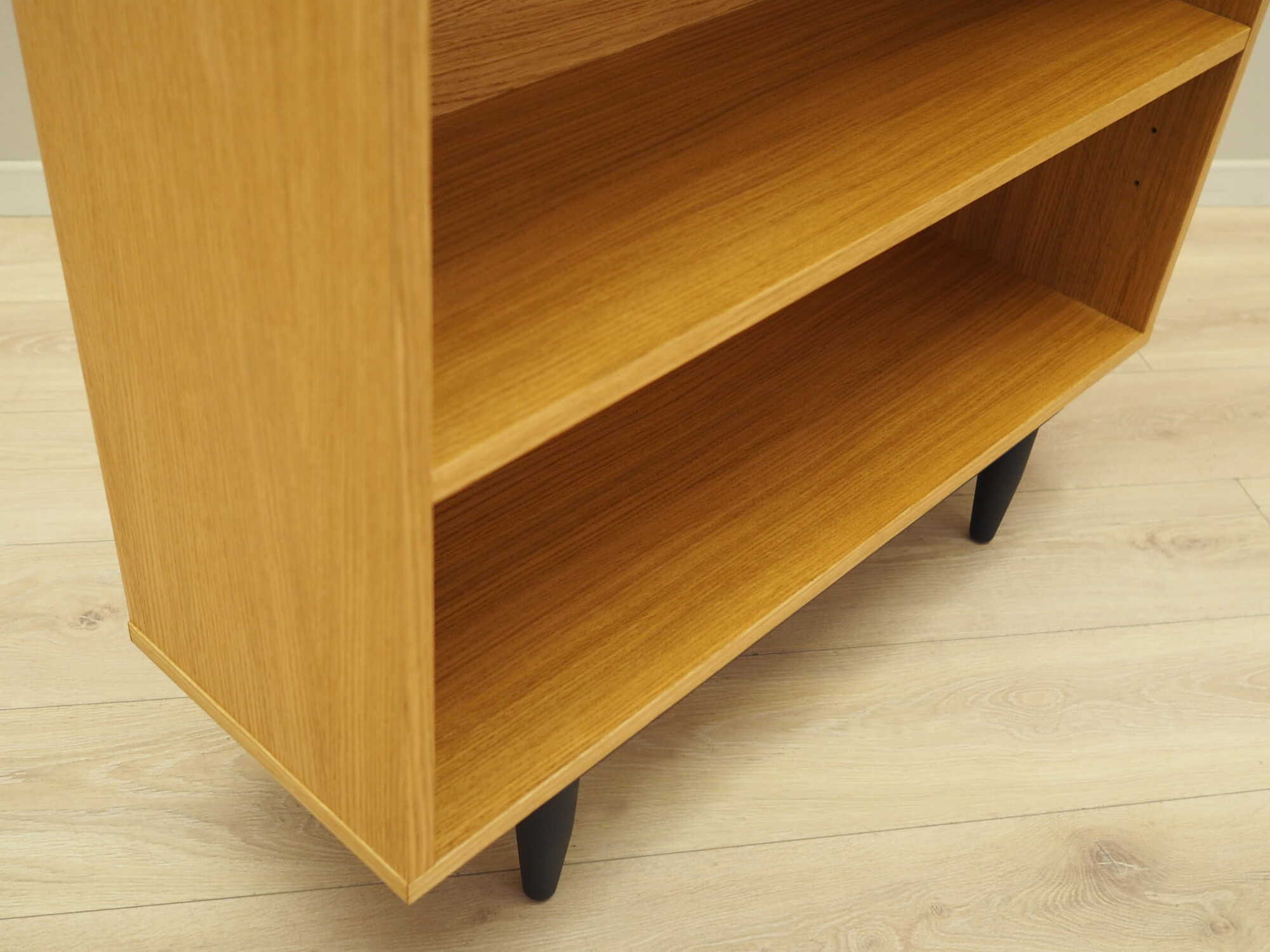 Vintage bookshelf oak brown 1990s 7