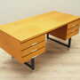 Vintage desk ash wood 1970s 5
