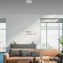 Pendant light 1-bulb Aluminum Silver 1