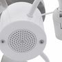 Ceiling lamp 3-light iron white 3
