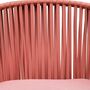 2x Noxi Gartenstuhl Stahl Polyester Flamingorosa 6