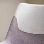 2x Cielo II Dining chair steel fabric stone brown 4