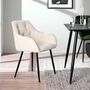 Tilly Armchair Metal Velvet Beige 0
