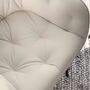 Tilly Armchair Metal Velvet Beige 5