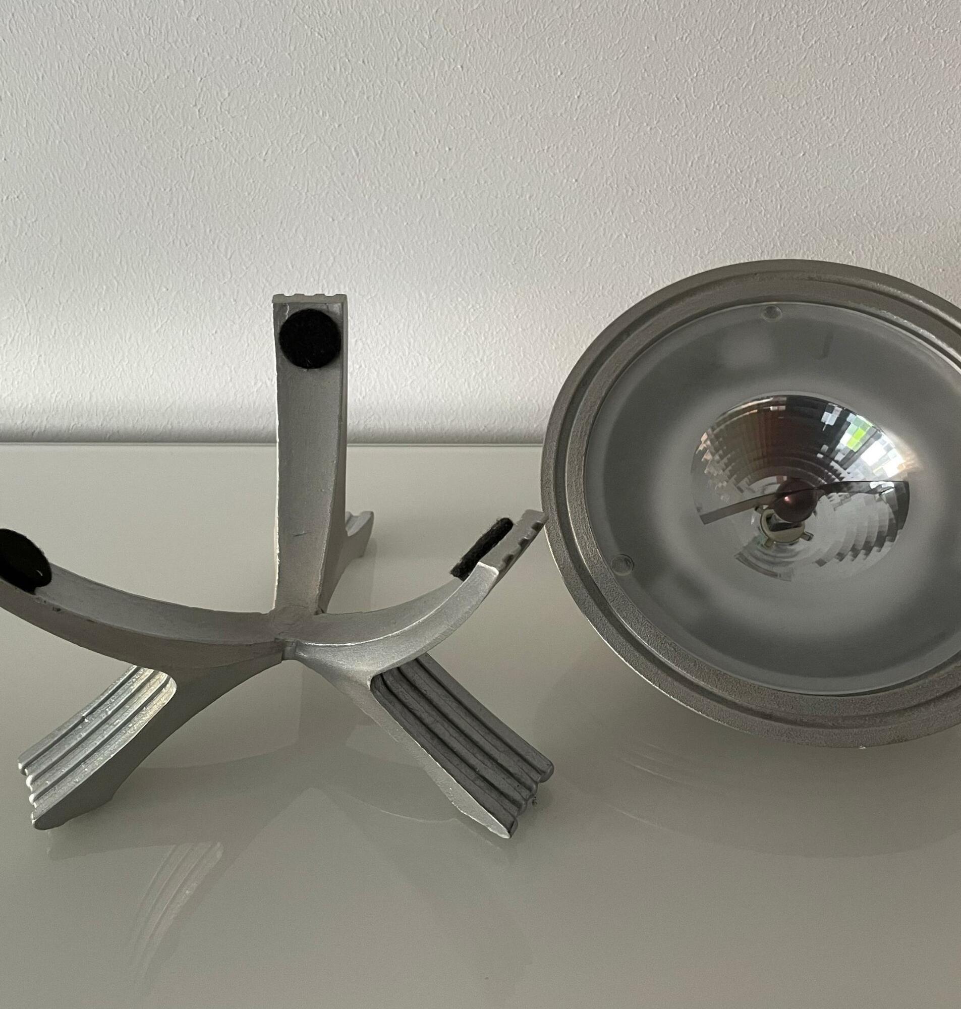 3x Reflektorlampe Olympia Lätizia aus massivem Aluminium  5