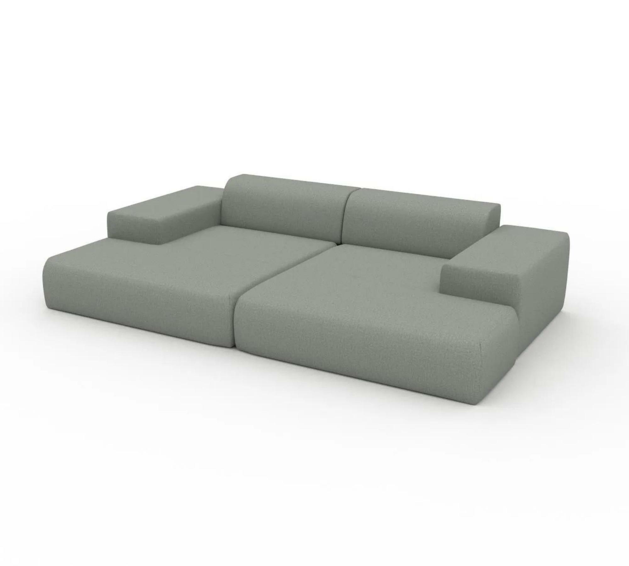 Pyllow 3-Sitzer Sofa Feingewebe Schiefergrau 1