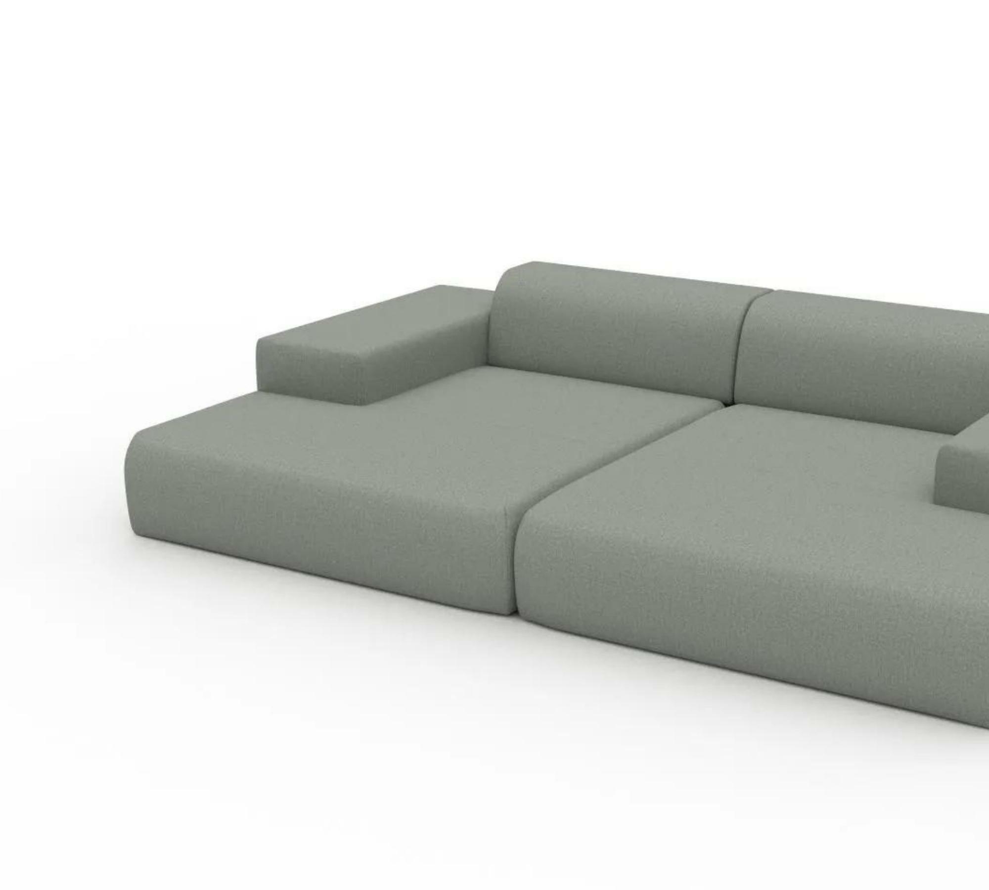 Pyllow 3-Sitzer Sofa Feingewebe Schiefergrau 2