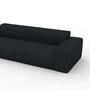 Pyllow 2-Sitzer Sofa Feingewebe Schwarz 2