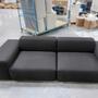 Pyllow 2-Sitzer Sofa Feingewebe Schwarz 4