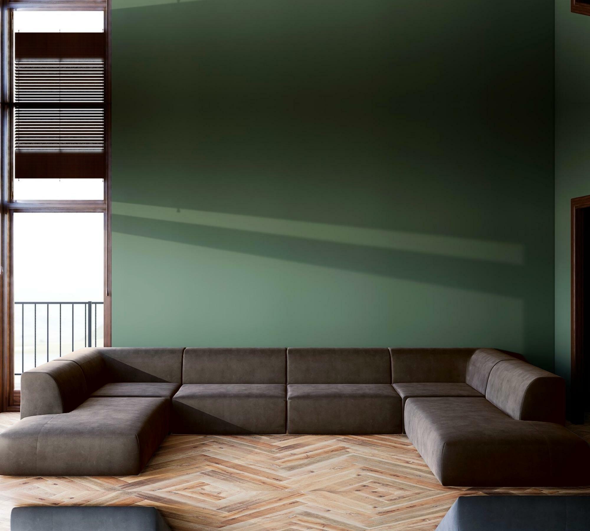 Pyllow Sofalandschaft Samt Taupe Grau 0