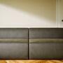 Pyllow Sofalandschaft Samt Taupe Grau 6