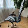 Eames Aluminium Chair EA 119 Leder Höhenverstellbar 4