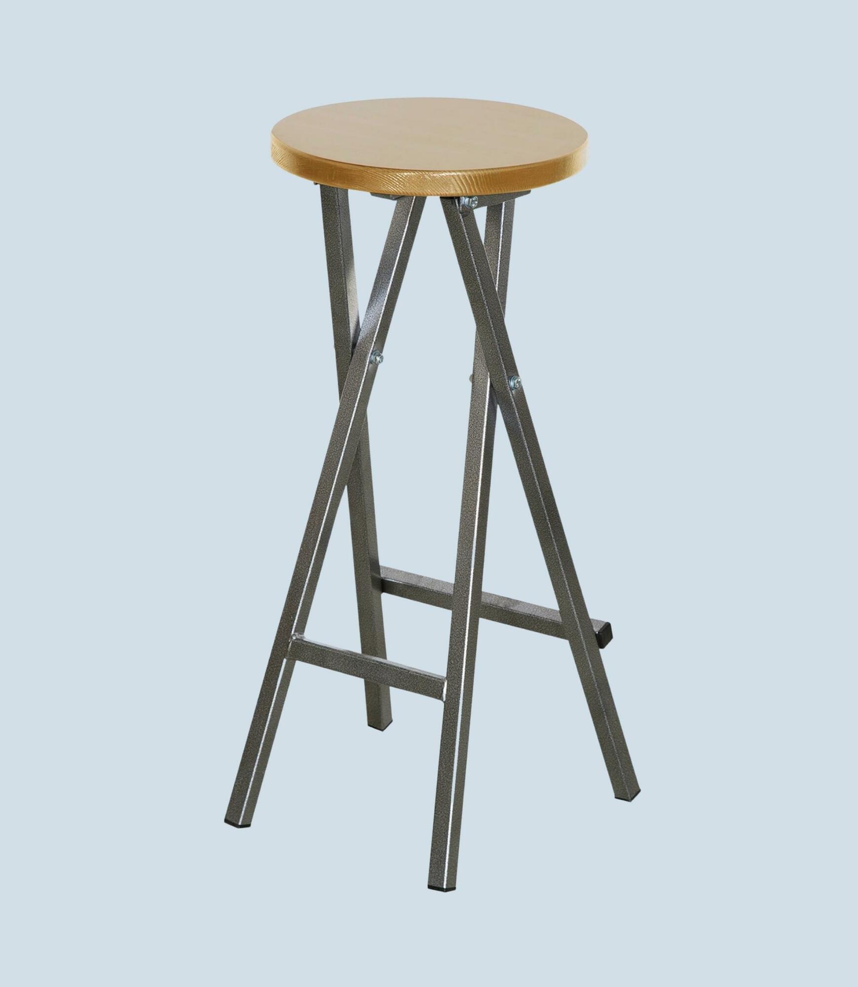 Barhocker Massivholz Braun 0