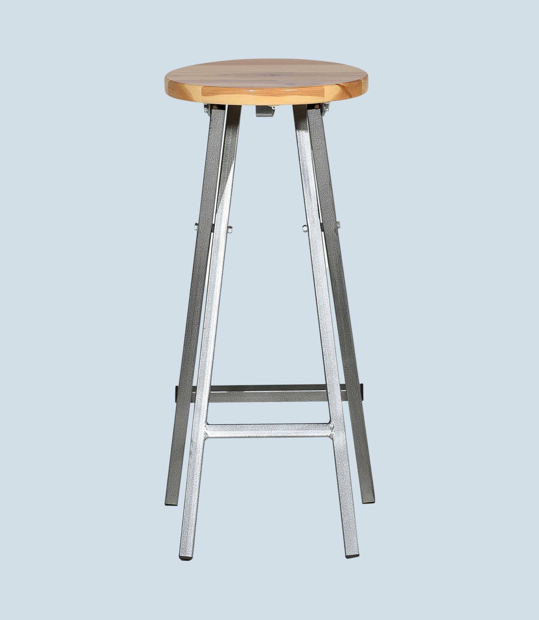 Barhocker Massivholz Braun 1