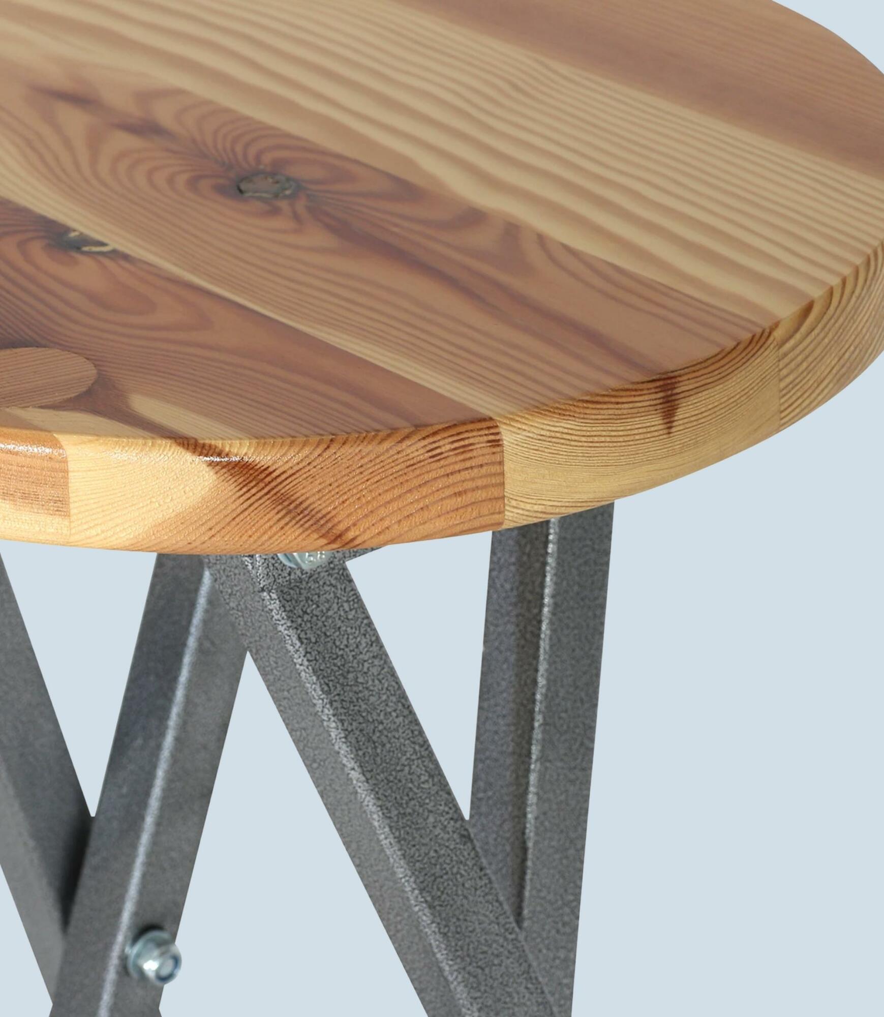 Barhocker Massivholz Braun 2