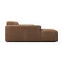 Karen 2-Sitzer Sofa Récamiere Links Cord Samt Haselnuss 3