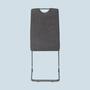 2x Dining chair microfiber anthracite 4