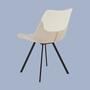 2x Esszimmerstuhl Webstoff Beige 3