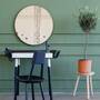 Spiegel mit Haken Rund Bronze 70cm 3
