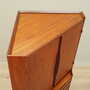 Vintage corner cabinet teak brown 1970s 6