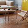 Pinwheel HM7 Side table Oak wood Steel Brown 2