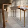 Pinwheel HM7 Side table Oak wood Steel Brown 1
