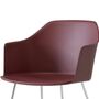 Rely HW33 Armchair Plastic Metal Red-brown 1