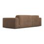 Karen 2-Sitzer Sofa Récamiere Links Cord Samt Haselnuss 4