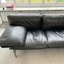 Diesis Sofa 3-Sitzer Ledersofa Schwarz 6