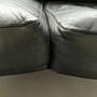Diesis Sofa 3-Sitzer Ledersofa Schwarz 8