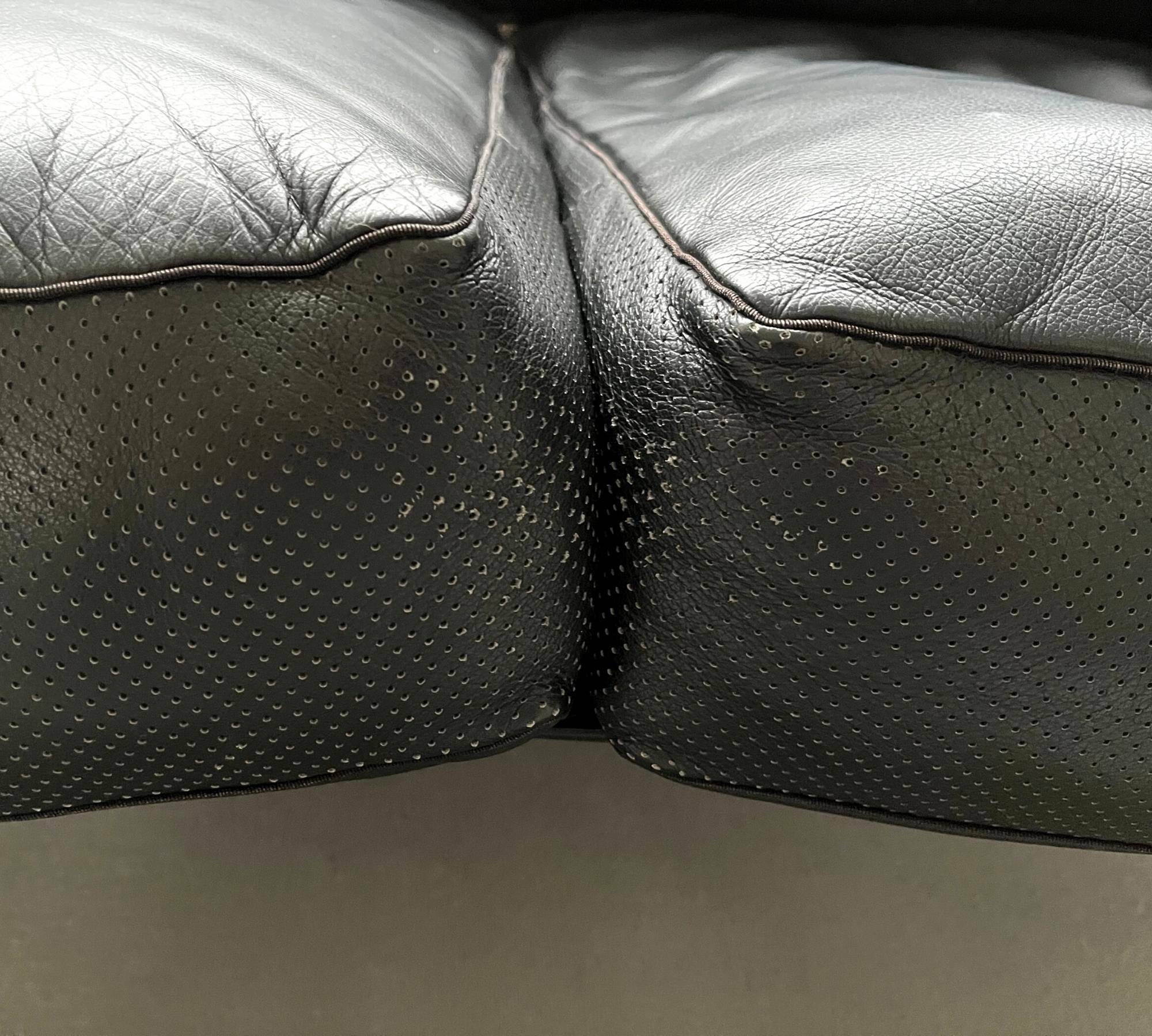 Diesis Sofa 3-seater leather sofa Black 8